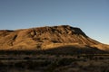 Shadows Receed From Hill Side In Big Bend Royalty Free Stock Photo