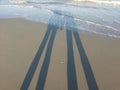 Shadows sand