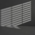 Shadows of Window Blinds Creating Light Patterns Royalty Free Stock Photo