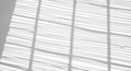 Shadows of Window Blinds on a White Surface Royalty Free Stock Photo