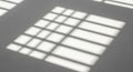 Shadows of Window Panes on a Gray Surface Royalty Free Stock Photo