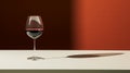 Shadows Of Wine Glass: Minimalist Tabletop Art By Chris Van Den