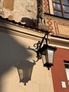 The shadowy facades of Lublin, Poland