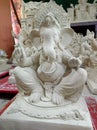 Shadu clay idol of Lord Ganesha has started to be made