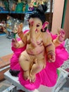 Shadu clay idol of Lord Ganesha has started to be made