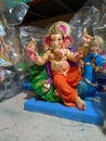 Shadu clay idol of Lord Ganesha has started to be made