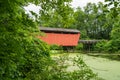 35-07-05 - Shaeffer Campbell Covered Bridge in Belmont County, Ohio Royalty Free Stock Photo