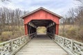 Shaeffer Campbell Covered Bridge Royalty Free Stock Photo