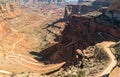 Shafer Canyon, Canyonlands National Park Royalty Free Stock Photo