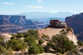 Shafer Canyon Overlook in Canyonlands National Park Royalty Free Stock Photo