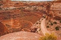 The Schafer Switchbacks in Canyonlands National Park. Utah. Royalty Free Stock Photo