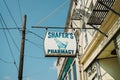 Shafers Pharmacy vintage sign, Tamaqua, Pennsylvania