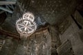Shaft regis chandelier at Wieliczka salt mine, Wieliczka, Poland Royalty Free Stock Photo