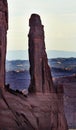 Shaft Rock Park Avenue Section Arches National Park Moab Utah Royalty Free Stock Photo