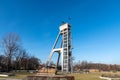 Shaft tower of a former coal mine Royalty Free Stock Photo
