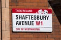 Shaftesbury Avenue in London Royalty Free Stock Photo