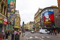 Shaftesbury Avenue view London UK Royalty Free Stock Photo