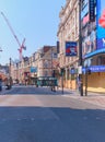 Shaftesbury Avenue in the westend. Closed for business.