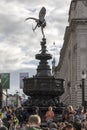 Shaftesbury Memorial fountain in Picadilly Circus