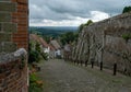 Famous Gold Hill in Shaftsbury, Dorset, UK