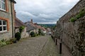 Famous Gold Hill in Shaftsbury, Dorset, UK