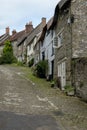 Famous Gold Hill in Shaftsbury, Dorset, UK