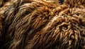 Shaggy fur of a pampered pet dog generated by AI