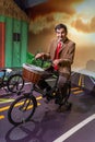 Mr. Bean\'s wax figure displayed at Red Carpet 2 in I-City Shah Alam