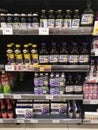 Shah Alam,Malaysia-13 September 2022 : Assorted WELCH'S 100 % Grape Juice bottle display for sell in the supermarket