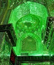Shah Cheragh mosque mirror mosaic arch in Shiraz, Iran