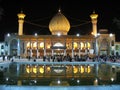 Shah Cheragh mosque at night lighting, Shiraz, Iran