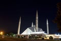 Shah Faisal Mosque Islamabad Royalty Free Stock Photo