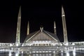 Shah Faisal Mosque Islamabad Royalty Free Stock Photo