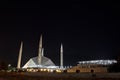 Shah Faisal Mosque Islamabad Royalty Free Stock Photo