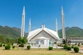 Shah Faisal Mosque in Islamabad, Pakistan. Royalty Free Stock Photo