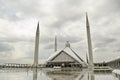 Shah Faisal Mosque Islamabad Royalty Free Stock Photo