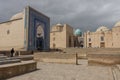 Shah-I-Zinda memorial complex, necropolis in Samarkand, Uzbekistan. UNESCO World Heritage Royalty Free Stock Photo