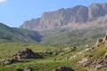 Mountains from the Greater Caucasus range in Shahdag National Park, Azerbaijan Royalty Free Stock Photo