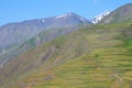 Mountains from the Greater Caucasus range in Shahdag National Park, Azerbaijan Royalty Free Stock Photo