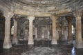 Shaher ki Masjid, stone carvings on Pillars. A UNESCO