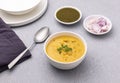 Shahi paneer in a bowl with roti or naan for lunch Royalty Free Stock Photo