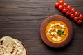 Shahi paneer traditional Indian vegetarian gravy meal with vegetables and butter paneer cheese