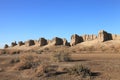 Shahriyar Castle is located in Merv, Turkmenistan. Royalty Free Stock Photo