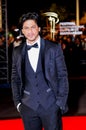 Shahrukh khan king of bollywood in red carpet Royalty Free Stock Photo