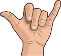 Shaka Hand Sign