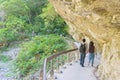 Shakadang Trail Mysterious Valley Trail at Taroko National Park. a famous tourist spot in Xiulin, Hualien, Taiwan Royalty Free Stock Photo