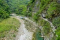 Shakadang Trail in Taroko National Park, Hualien, Taiwan Royalty Free Stock Photo