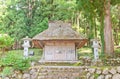 Shakado Hall of Hachiman Shrine in Ogimachi gassho style village