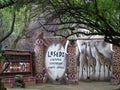 SHAKALAND, SOUTH AFRICA - CIRCA NOVEMBER 2011 :Lesedi Cultural Experience South Africa sign at Shakaland Zulu Cultural Village