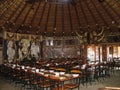 SHAKALAND, SOUTH AFRICA - CIRCA NOVEMBER 2011: Restaurant at Shakaland